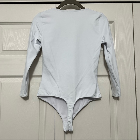 Free People Truth or Square Bodysuit in White Size Small VGUC - Picture 3 of 5